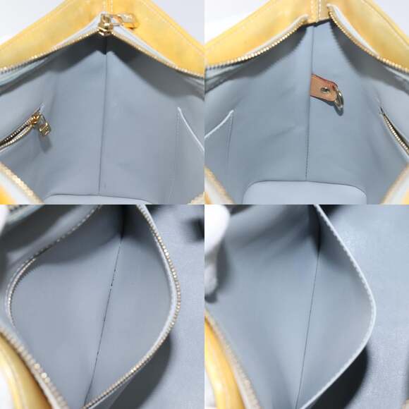LOUIS VUITTON Monogram Vernis Houston Hand Bag Gris M91053 - Picture 12 of 13